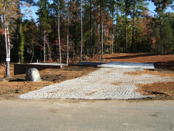 Foundation & driveway